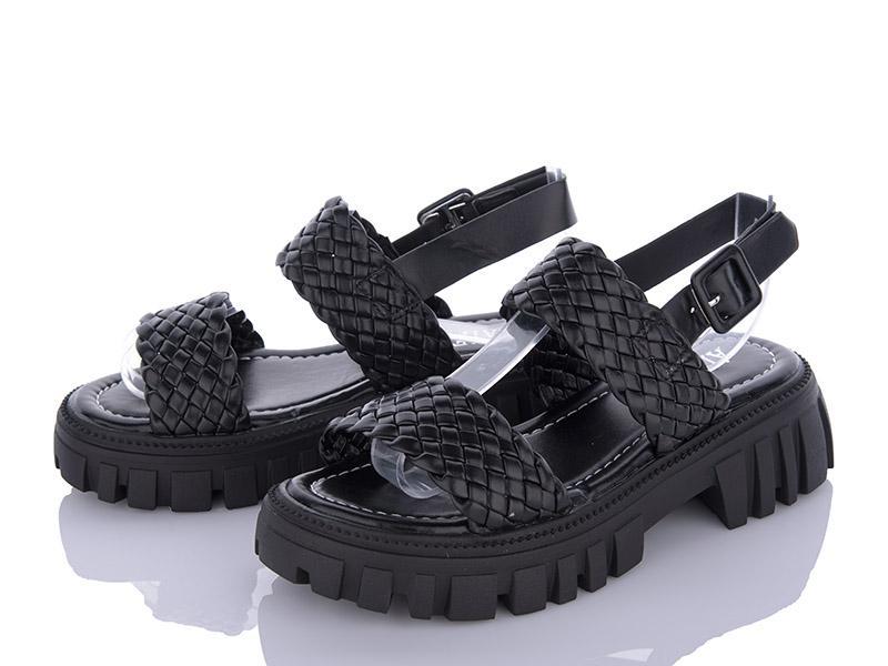 Босоножки женские Ailaifa (36-41) K55S black (лето)