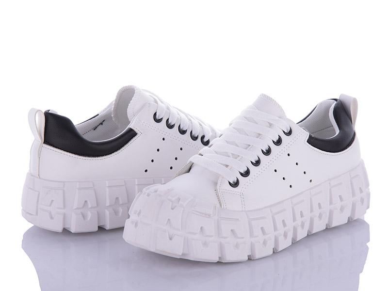 Кроссовки женские QQ Shoes (36-41) BK81 black (деми)