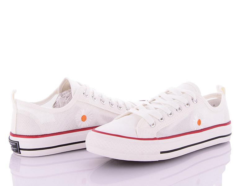 Кеды женские Class-shoes (35-40) 709 white (лето)