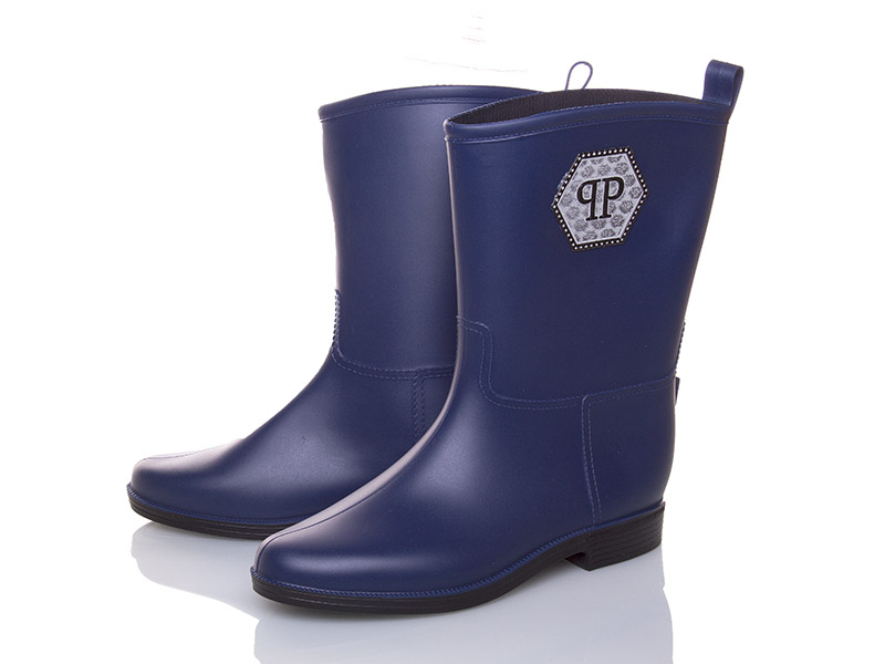 Сапоги женские Class-shoes (36-40) 608PP синий (деми)