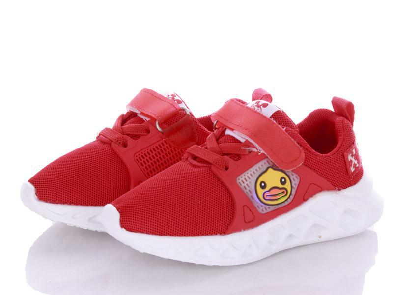 Кроссовки для девочек Class-shoes (22-26) BDC095-4 black-red (лето)