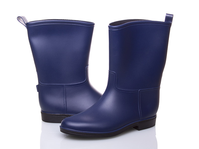 Сапоги женские Class-shoes (37-41) 608 синий(37-41) (деми)