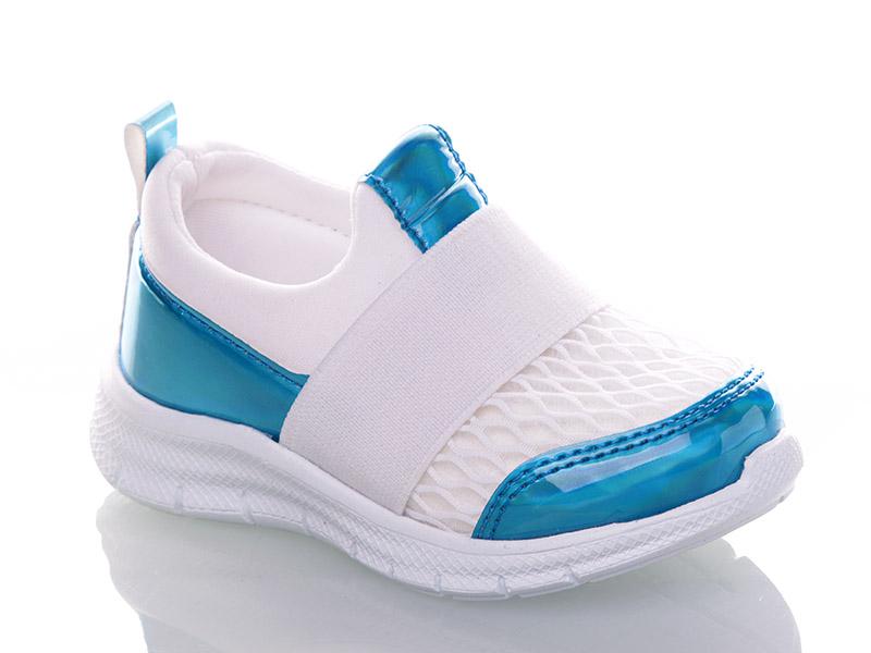 Кроссовки для девочек Sharif (22-25) 635 white-l.blue (22-25) (лето)