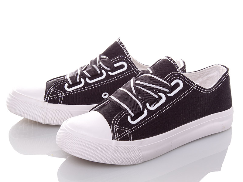 Кеды женские Class-shoes (36-40) 812-1 black (деми)