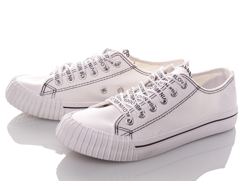 Кеды женские Class-shoes (36-40) 810-1 white (деми)