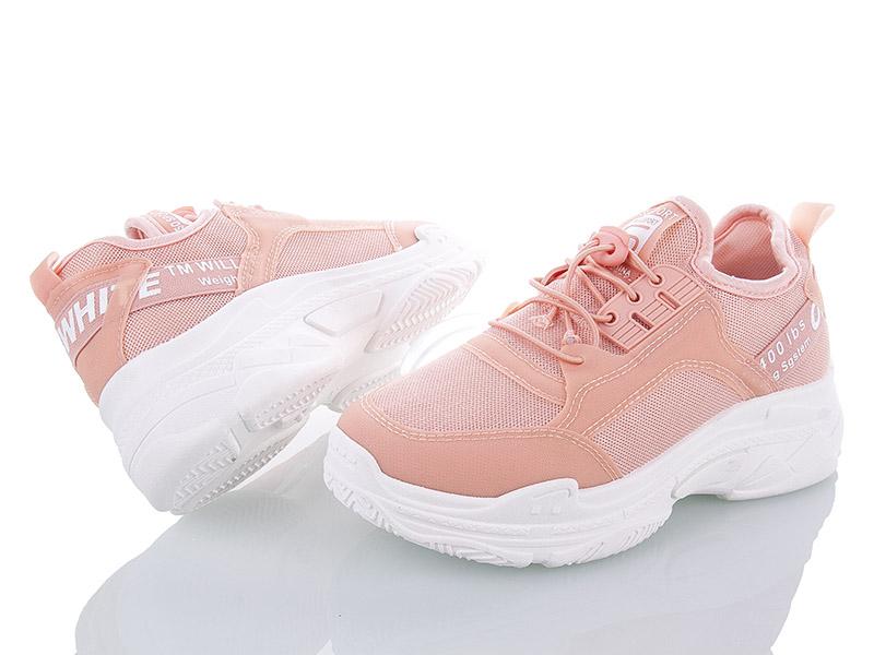 Кроссовки женские Class-shoes (36-40) A01 pink (лето)