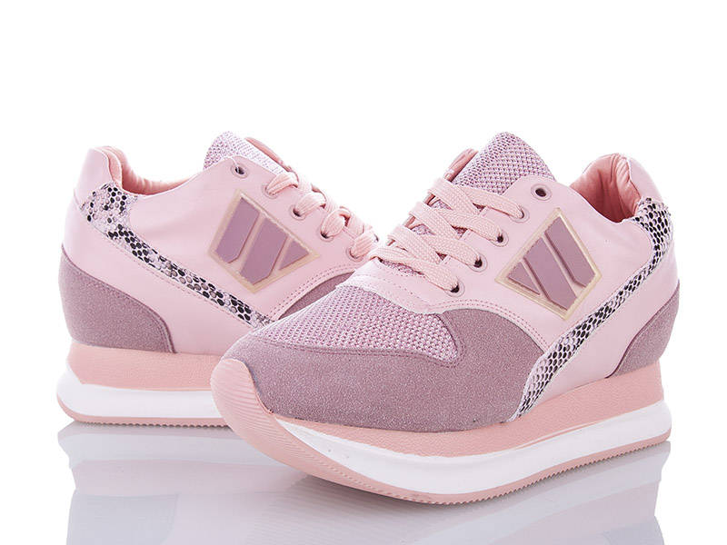 Сникерсы женские Class-shoes (36-40) WR1002 pink (деми)