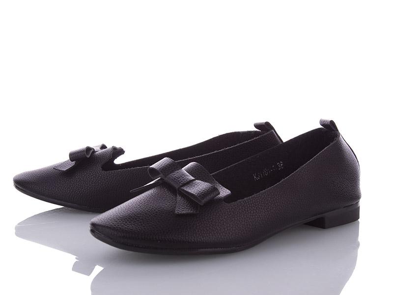 Туфли женские QQ Shoes (36-41) KJ1101-1 (деми)
