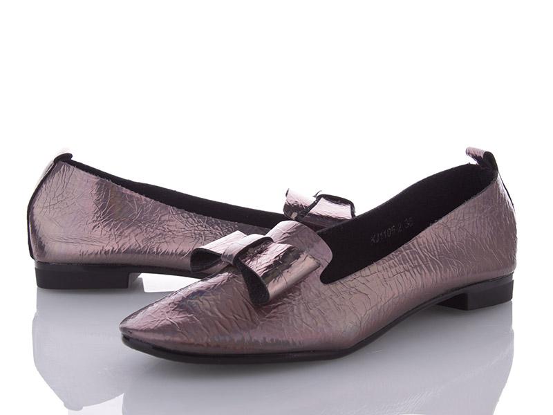 Туфли женские QQ Shoes (36-41) KJ1105-2 уценка (деми)