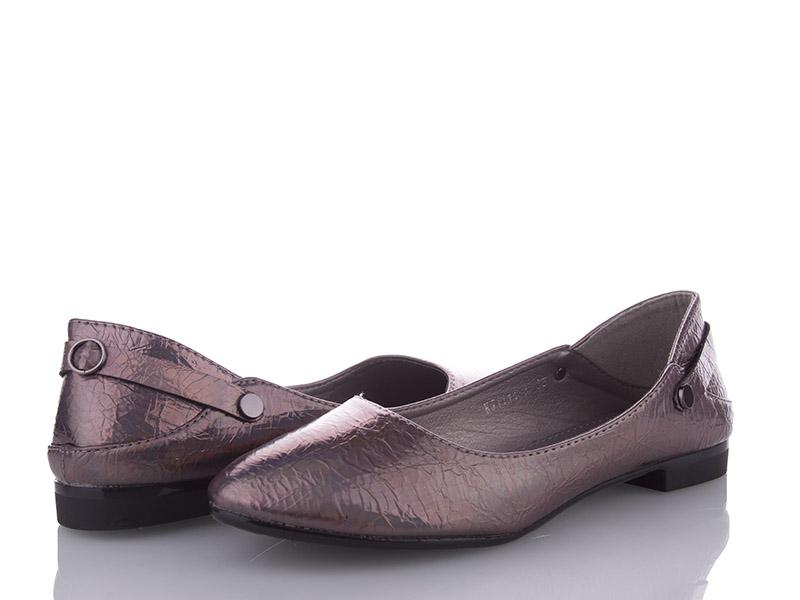 Туфли женские QQ Shoes (36-41) KJ1114-3 уценка (деми)
