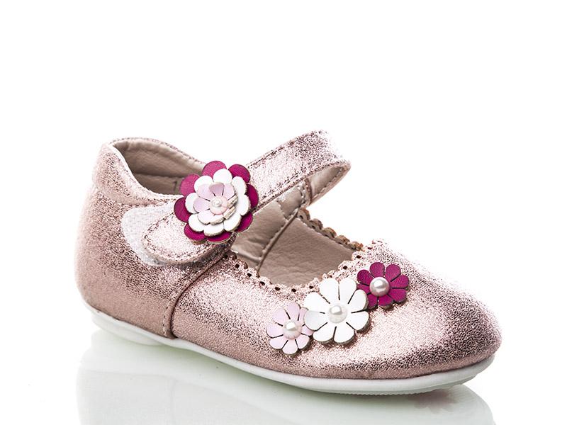 Туфли для девочек Yalike (20-25) 109-1 pink (деми)