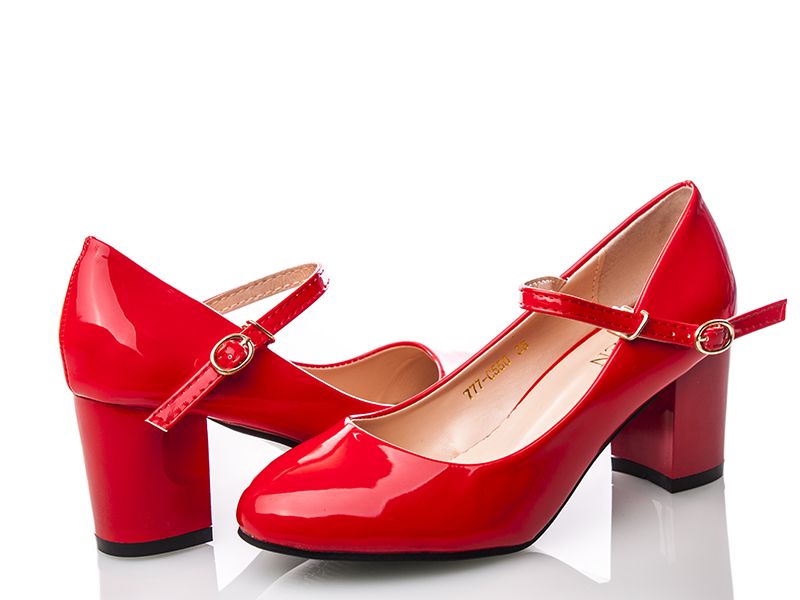 Туфли женские Seven (36-40) 777-C550 red (деми)