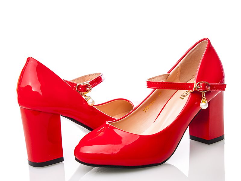 Туфли женские Seven (36-40) 777-C567 red (деми)