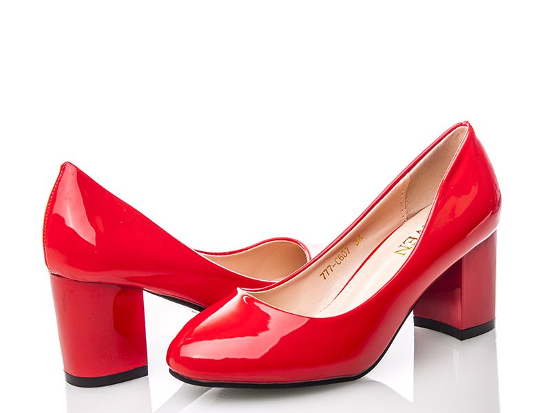 Туфли для девочек Seven (33-36) 777-C607 red (деми)
