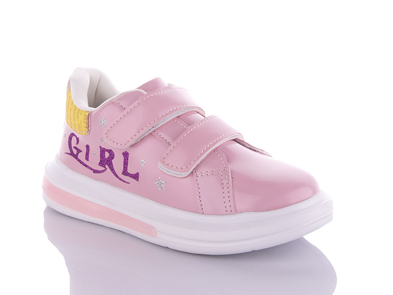 Кроссовки для девочек Башили (31-37) 3336-2 pink (деми)