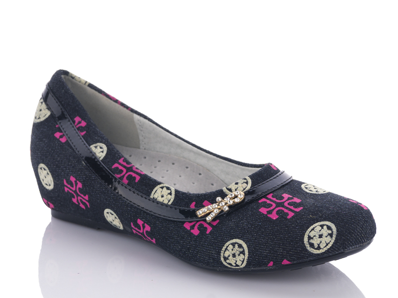 Туфли для девочек Леопард (32-37) X339-1 (деми)