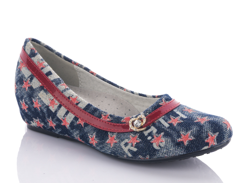 Туфли для девочек Леопард (32-37) X341-15 (деми)