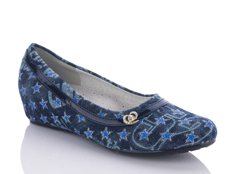 Туфли для девочек Леопард (32-37) X341-2 (деми)