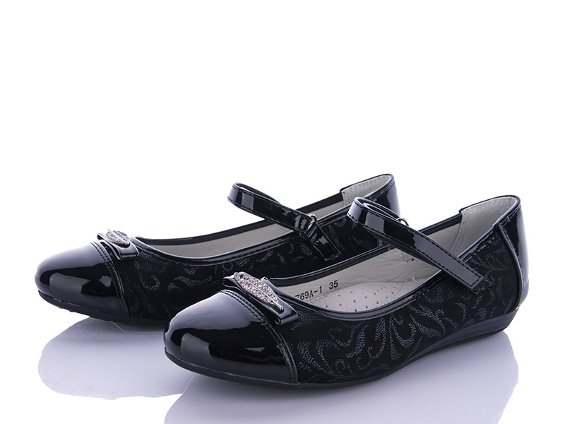 Туфли для девочек Viktoria (32-37) 7769-A1 (деми)