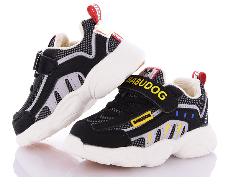 Кроссовки для мальчиков Class-shoes (22-26) 82001-2 black (деми)