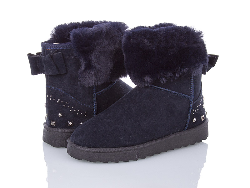 Угги (UGG) женские Class-shoes (36-40) 1687 navy (зима)