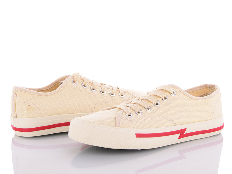 Кеды женские Class-shoes (36-40) A918 beige (деми)