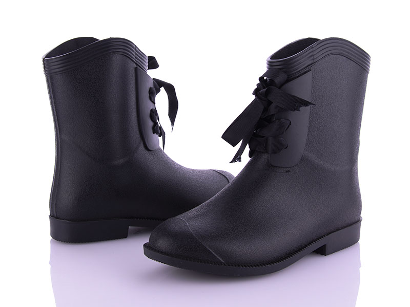 Сапоги женские Class-shoes (36-39) B02 black (деми)
