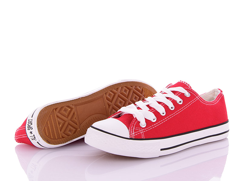 Кеды женские Class-shoes (35-40) C01 red (деми)