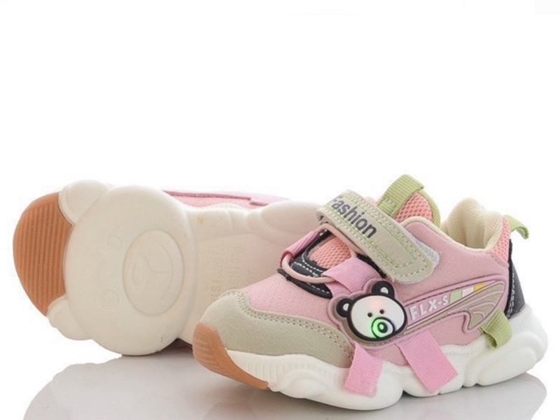 Кроссовки для девочек Class-shoes (21-25) F25 pink LED (деми)