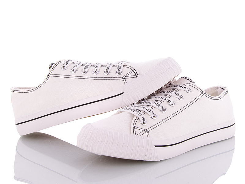 Кеды женские Class-shoes (36-40) K810 white (деми)