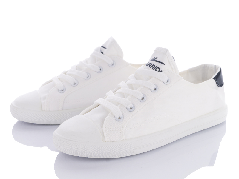 Кеды женские Class-shoes (36-40) WB21 white-black (деми)