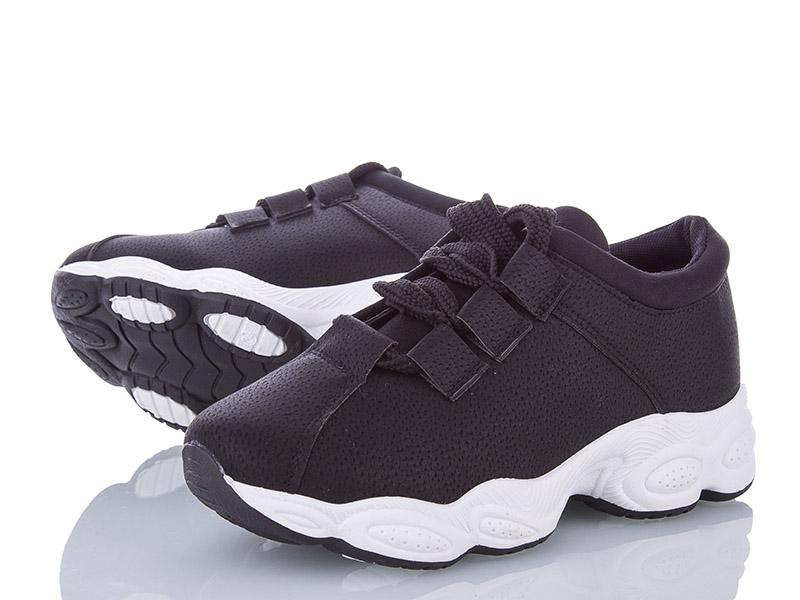 Кроссовки женские Class-shoes (36-40) J009 black (деми)