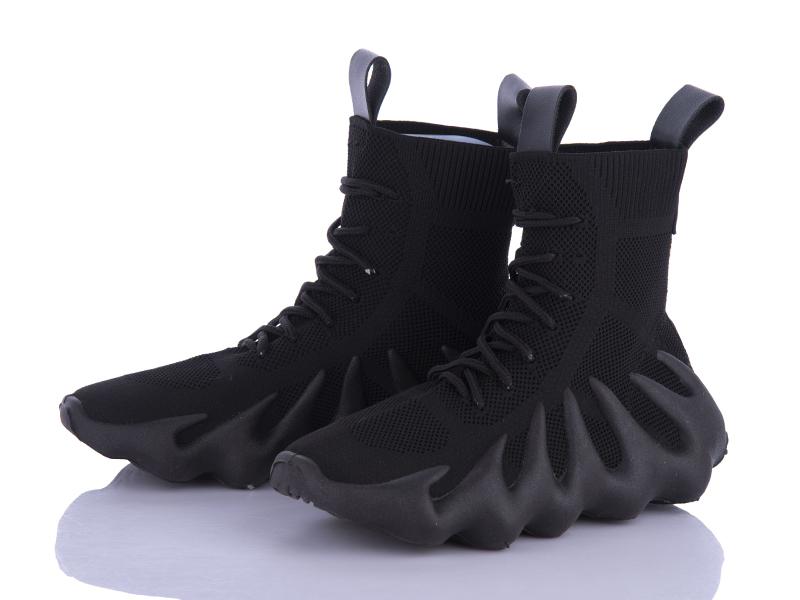 Кроссовки женские Башили (37-42) GT460 black (лето)