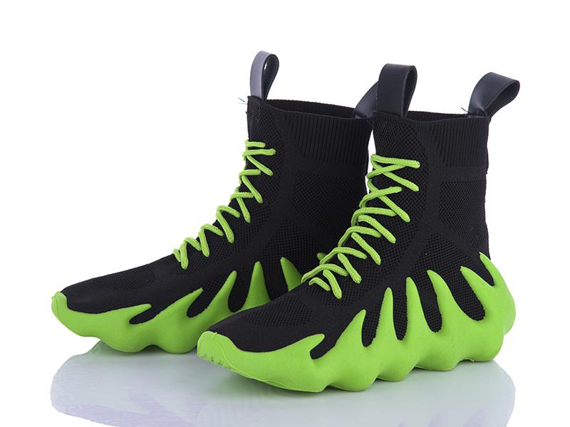Кроссовки женские Башили (37-42) GT460 green (лето)
