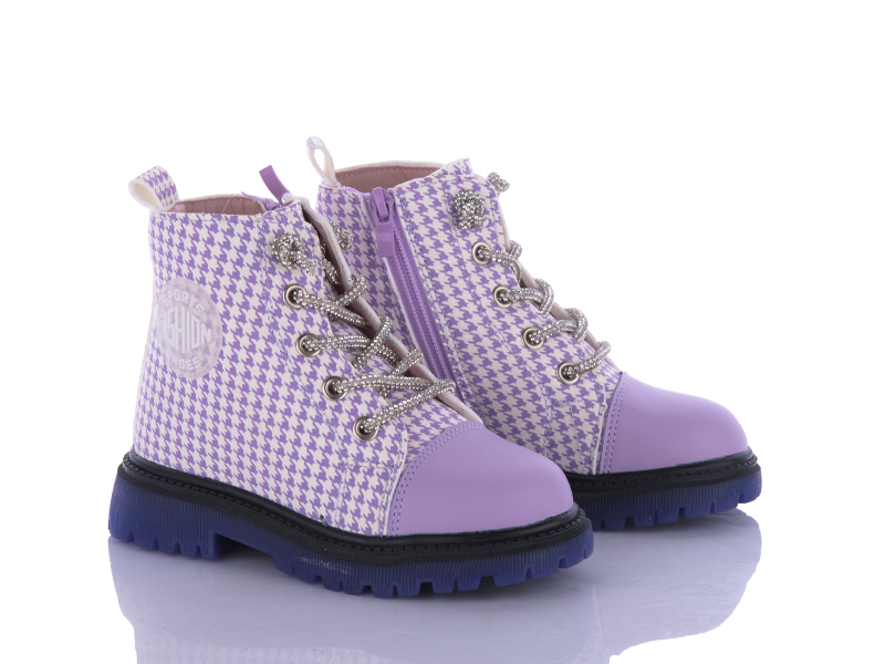 Ботинки для девочек Башили (26-32) E923-6F (деми)