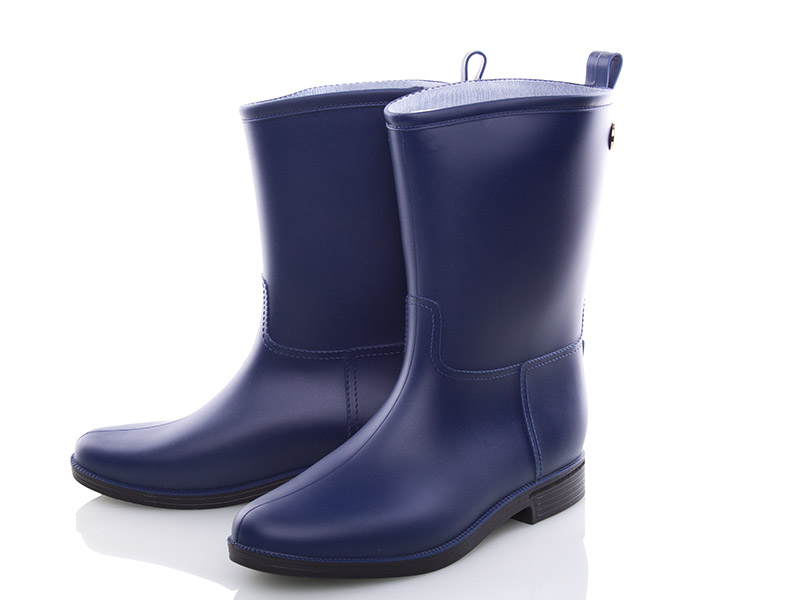Сапоги женские Class-shoes (36-41) 608D синий (деми)