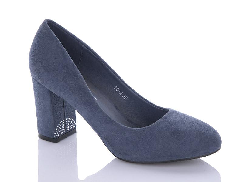 Туфли женские ABA (36-41) B6-2 blue (деми)