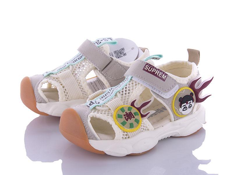 Босоножки детские для мальчиков Class-shoes (22-26) BD2005-3 white (лето)