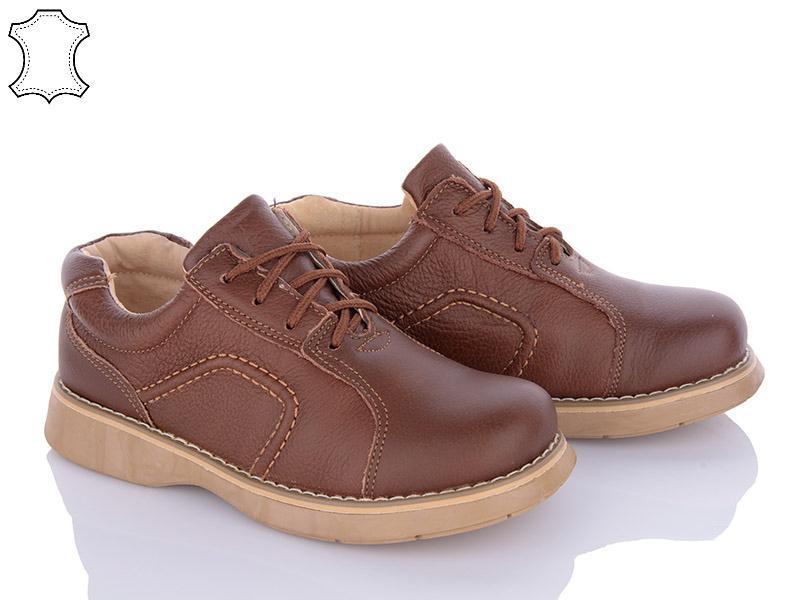 Туфли для мальчиков NASHI (31-36) NV604 brown (деми)