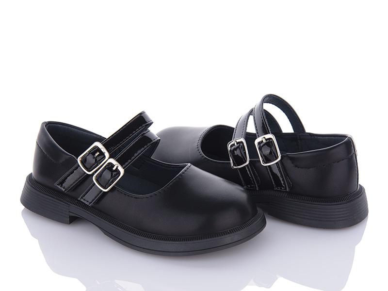 Туфли для девочек Clibee (31-36) DC201 black (деми)