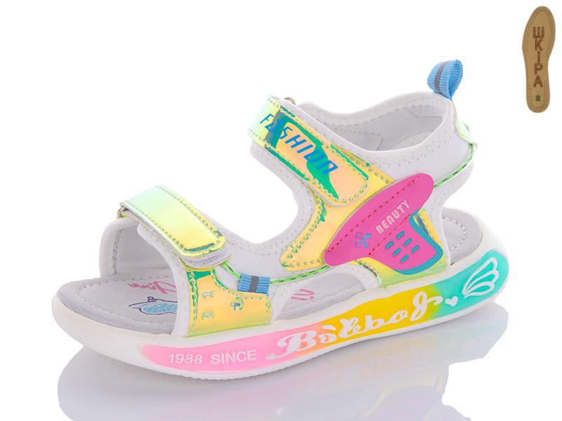 Босоножки детские для девочек QQ Shoes (27-32) N70-2 green (лето)