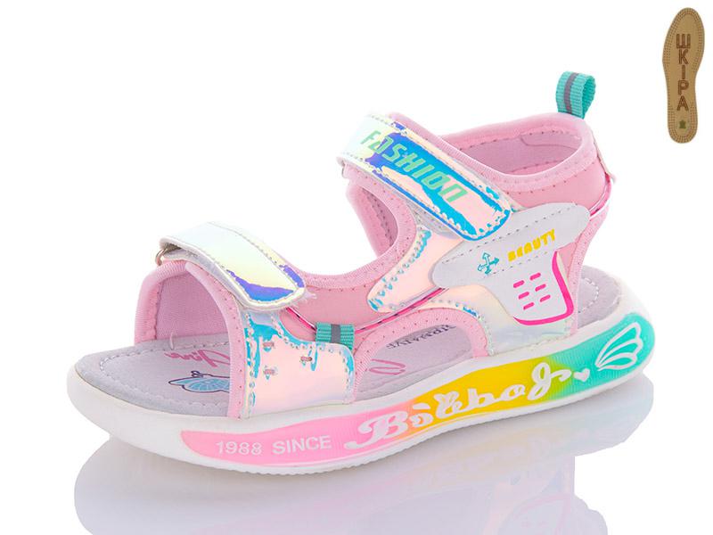 Босоножки детские для девочек QQ Shoes (27-32) N70-2 pink (лето)