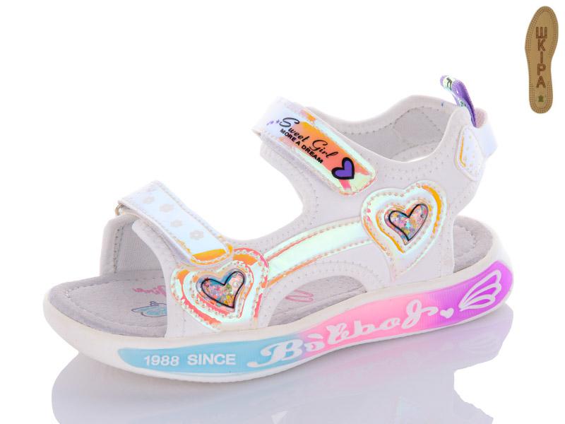 Босоножки детские для девочек QQ Shoes (27-32) N71A-2 beige (лето)