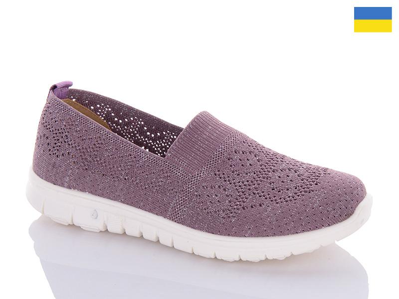 Туфли женские Світ взуття (36-41) JP2E фіолетовий (лето)