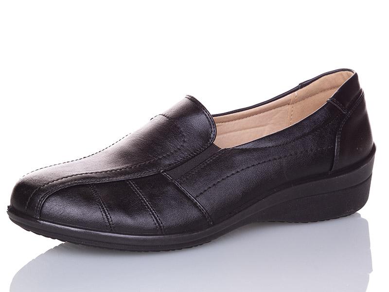 Туфли женские Chunsen (41-43) 57103D-1 батал (деми)