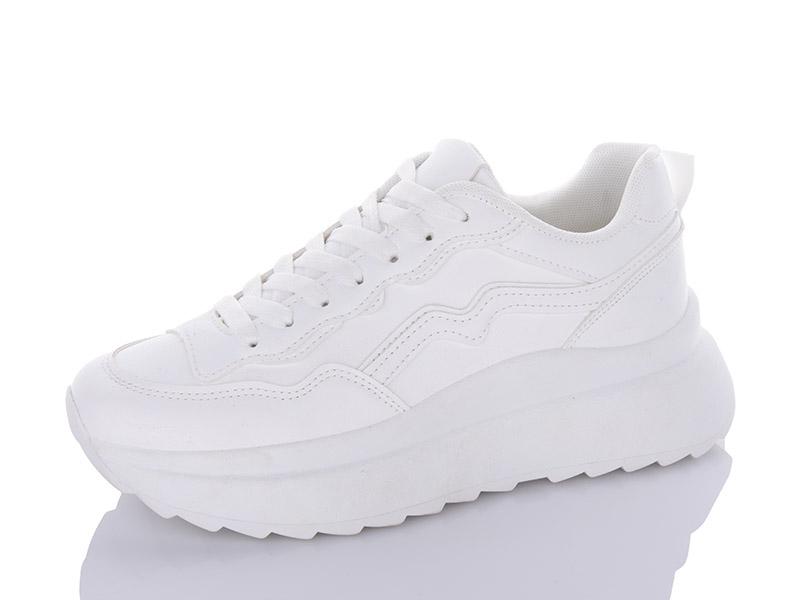 Кроссовки женские ABA (36-41) JP21 white (деми)
