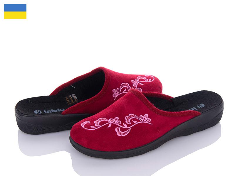 Тапочки женские Світ взуття (36-41) CA12X червоний (деми)