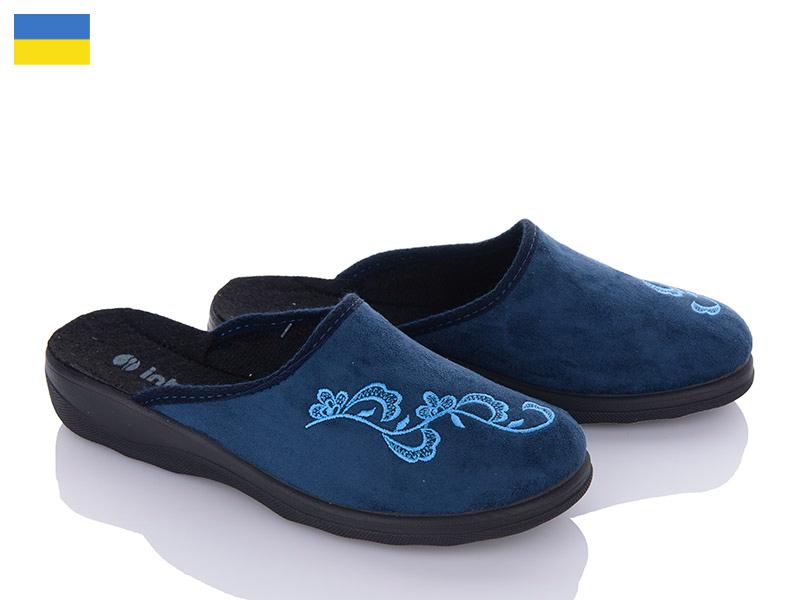 Тапочки женские Світ взуття (36-41) CA12X1 синій (деми)