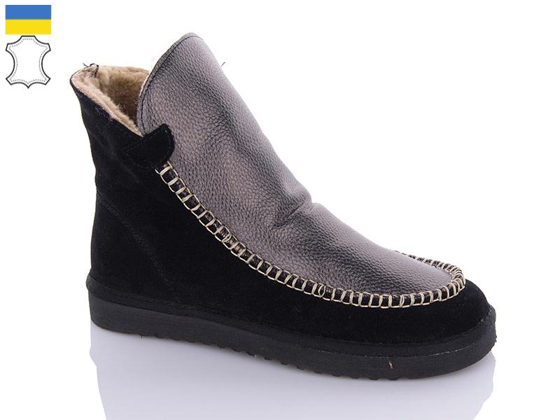 Ботинки женские зима Світ взуття (36-41) EY4-B1 чорний (зима)