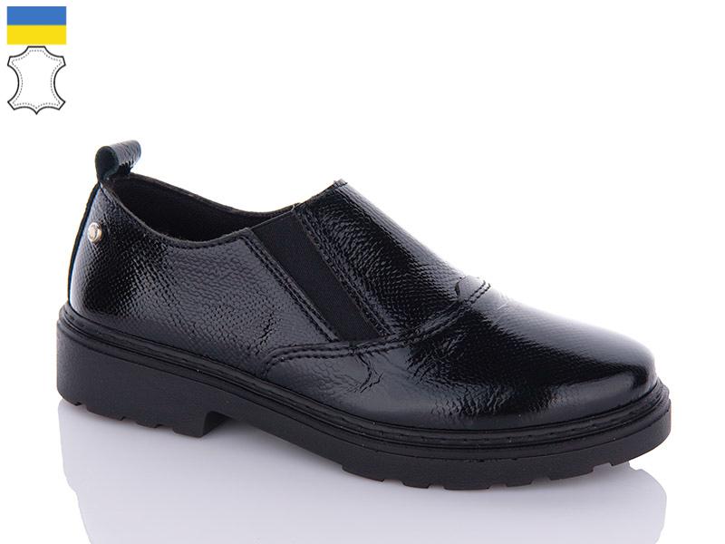 Туфли женские Світ взуття (36-41) HE10B чорний (деми)